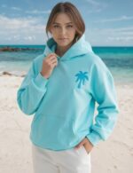 women's floral print hoodie