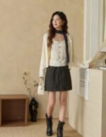 hollow out cardigan sweater ser