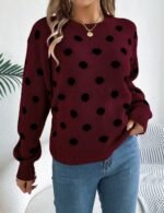 long sleeve crewneck sweater