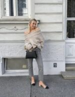 casual knitted sweater for women