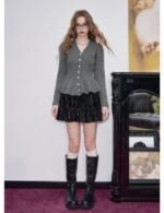 flattering v neck peplum sweater