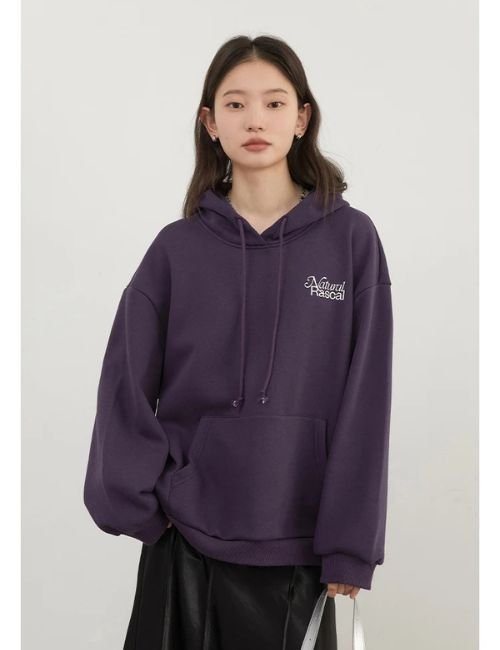 Women's Loose Printed Hoodie printed hoodie for women
