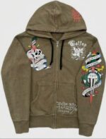 Retro Y2K graphic hoodie for women