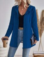 blue designer hoodie for women
