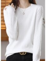 winter warm crewneck sweater
