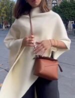 knitted poncho for women
