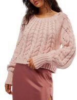 pullover knitted sweater for women