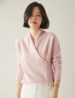 v neck wrap sweater