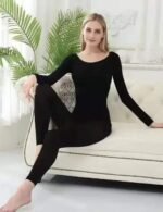 cozy thermal pajama set