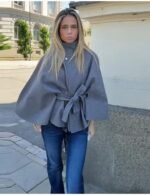 high street style poncho