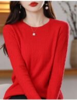 long sleeve crewneck sweater