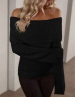 sexy off shoulder sweater
