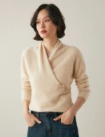 cashmere wrap sweater