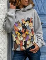 Women’s Casual 3D Print Hoodie
