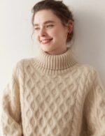 warm knitted pullover sweater