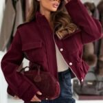 Lightweight casual drawstring jacket, Women’s street style zipper jacket, Trendy casual zip jacket for layering, Casual drawstring zipper jacket for daily wear