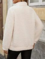 Women’s high-neck zipper sweatshirt