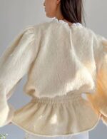 women’s peplum sweater knitwear