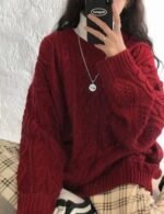 women's vintage knitted sweater