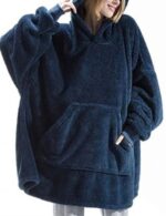 oversized fleece blanket hoodie