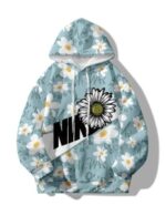 Trendy 3D Letter Hoodie for Women