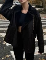 stylish women’s single breasted jacket