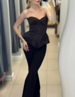 party wear cropped off shoulder top for women