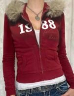 slim fit zip up hoodie