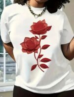 women's short sleeve crewneck tee