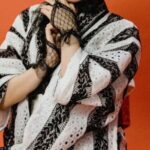 black gothic lace kimono dress, japanese kimono dress, kimono style dress, flowing gothic lace kimono dress