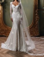 Buy Embroidered Bridal Dress Mermaid Lace | Clothing Stores