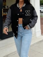bomber jacket, leather jacket