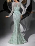 long sleeve party dress