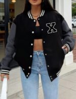 women’s streetwear bomber jacket