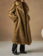 Dark Brown long coat for women