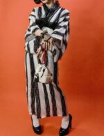 women gothic lace kimono dress