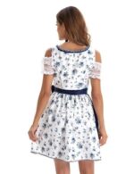 Traditional embroidered dirndl dress for women