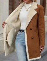casual warm overcoat for women