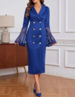 long sleeve blazer dress