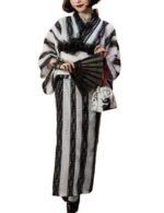 dark gothic lace kimono dress