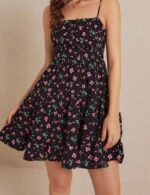 slim fit sleeveless dress