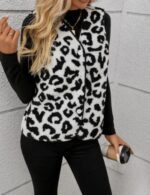 Sleeveless leopard print vest