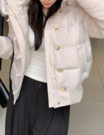 Women’s warm padded fur parka