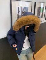 Winter-ready hooded parka for women