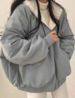 Two-Sided Wear Fleece Warm Jacket Women