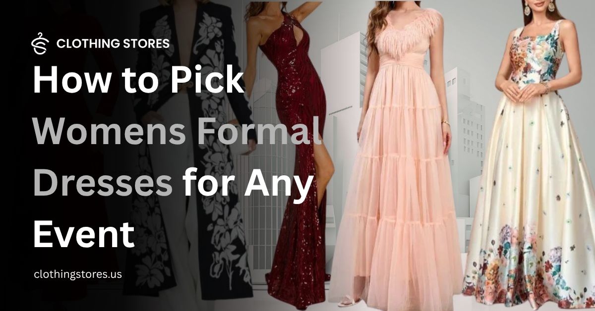 Find the Right Womens Formal Dresses in 5 Simple Steps