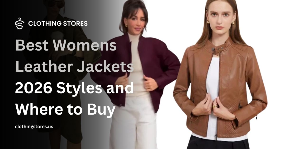 Best Womens Leather Jackets: 9 Stunning Styles to Try