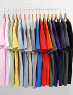 Women's soft cotton t-shirts in loose fit, multiple color options